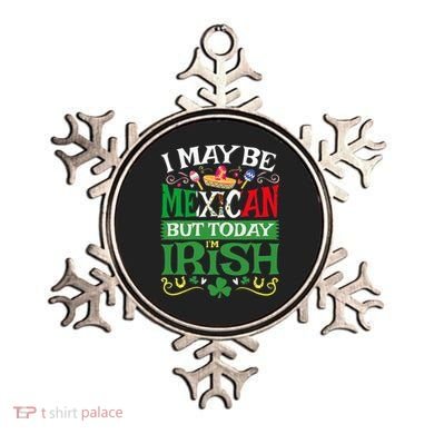 St Saint Patrick's Day Mexican Latino Beer Shamrock Ornament
