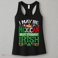 St Saint Patrick's Day Mexican Latino Beer Shamrock Women's Tank Top thumb 3