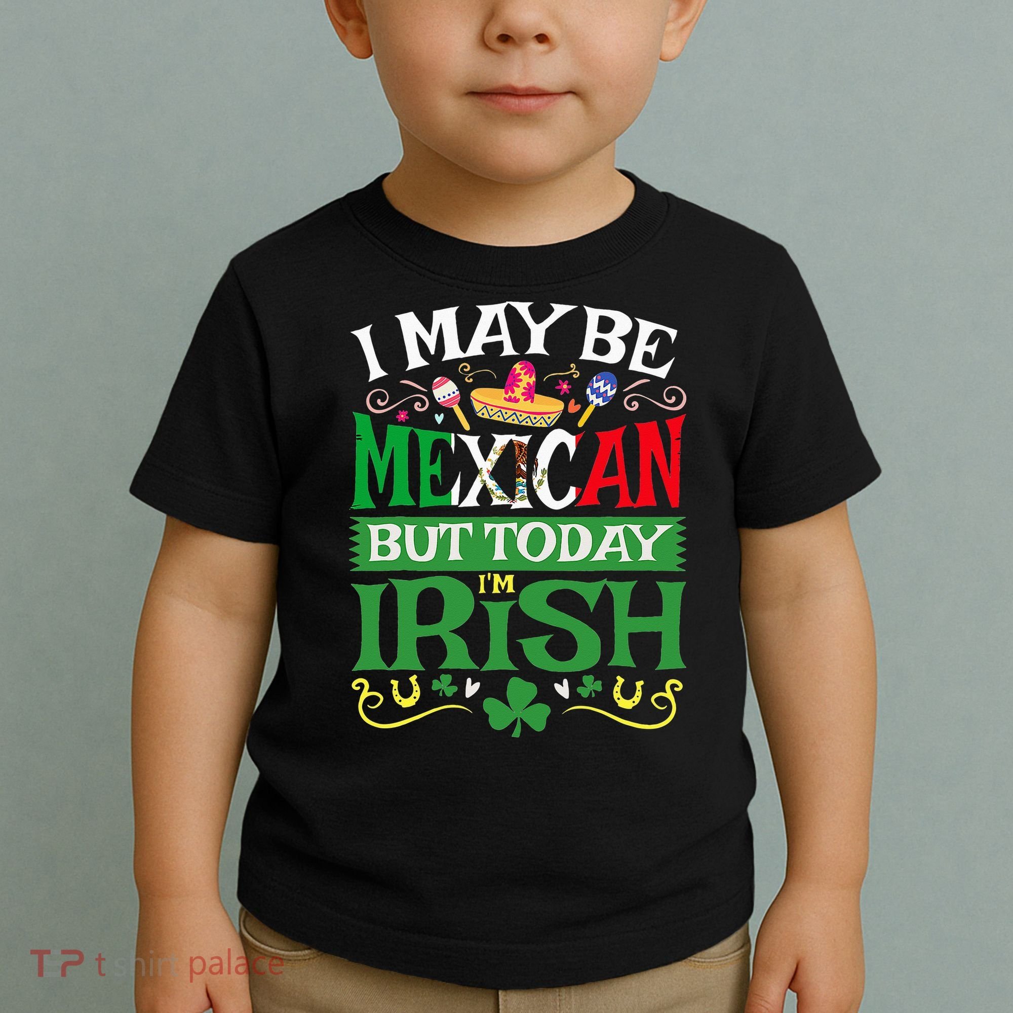 St Saint Patrick's Day Mexican Latino Beer Shamrock Toddler T-Shirt