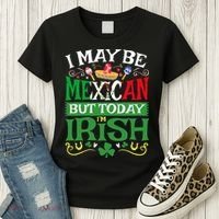 St Saint Patrick's Day Mexican Latino Beer Shamrock Women's T-Shirt thumb 3