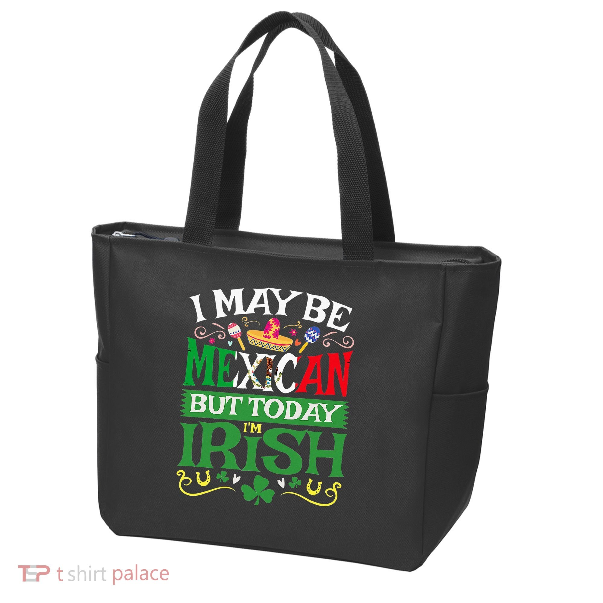 St Saint Patrick's Day Mexican Latino Beer Shamrock Tote Bag