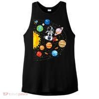 Solar System Planets Science Space Astronaut Universe Galaxy Ladies PosiCharge Tri-Blend Wicking Tank thumb 0