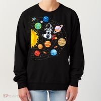 Solar System Planets Science Space Astronaut Universe Galaxy Women's Sweatshirt thumb 0