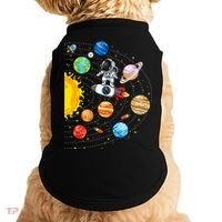 Solar System Planets Science Space Astronaut Universe Galaxy Doggie Tank thumb 0