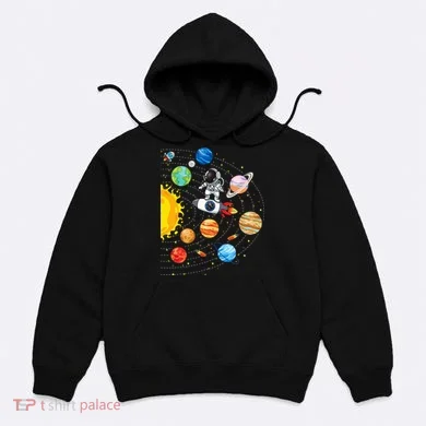 Solar System Planets Science Space Astronaut Universe Galaxy Hoodie