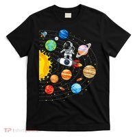Solar System Planets Science Space Astronaut Universe Galaxy T-Shirt thumb 0
