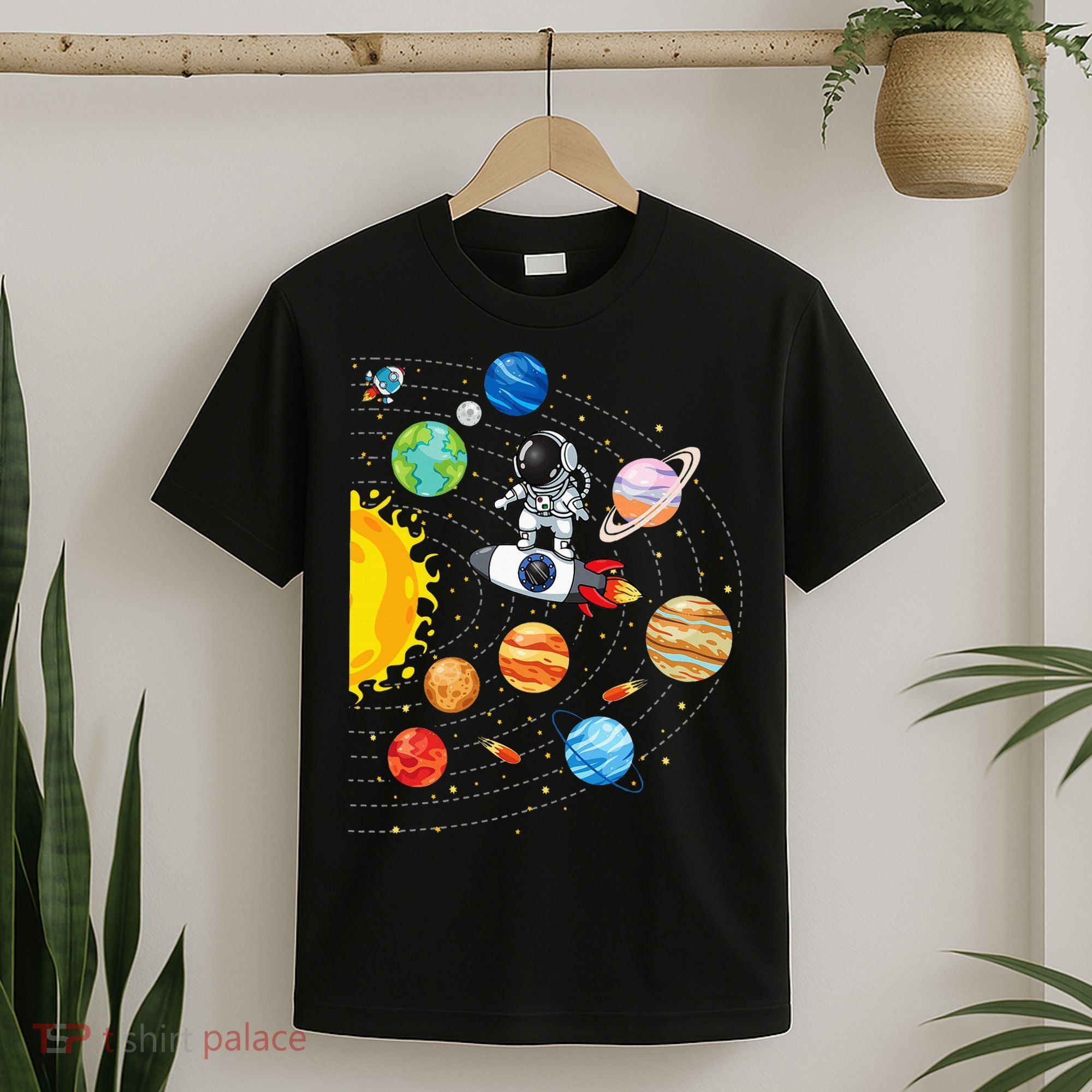 Solar System Planets Science Space Astronaut Universe Galaxy T-Shirt