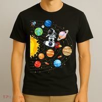 Solar System Planets Science Space Astronaut Universe Galaxy T-Shirt thumb 3