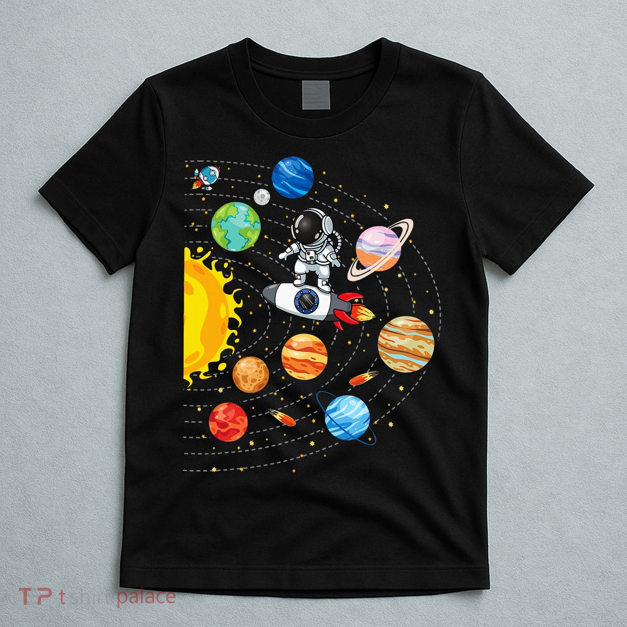 Solar System Planets Science Space Astronaut Universe Galaxy T-Shirt
