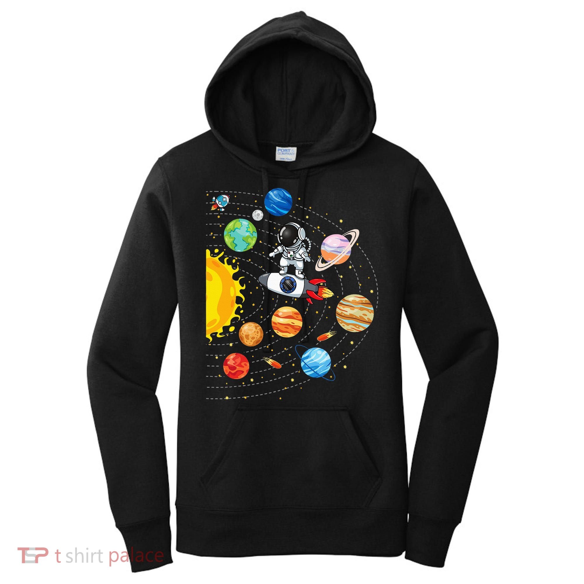 Solar System Planets Science Space Astronaut Universe Galaxy Women's Hoodie