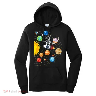 Solar System Planets Science Space Astronaut Universe Galaxy Women's Hoodie