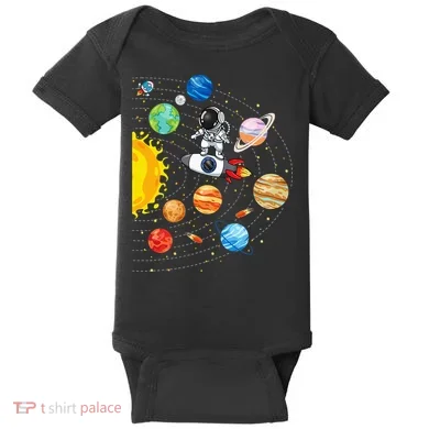 Solar System Planets Science Space Astronaut Universe Galaxy Baby Bodysuit
