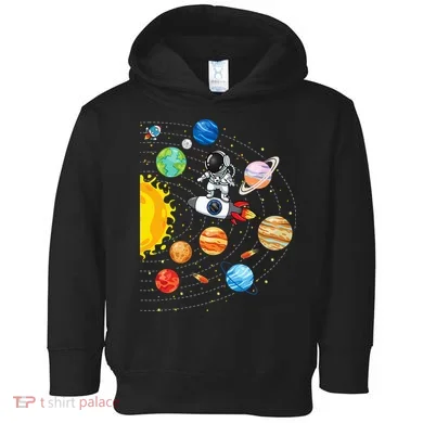 Solar System Planets Science Space Astronaut Universe Galaxy Toddler Hoodie
