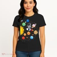 Solar System Planets Science Space Astronaut Universe Galaxy Women's T-Shirt thumb 4