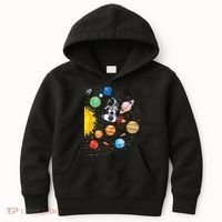 Solar System Planets Science Space Astronaut Universe Galaxy Kids Hoodie thumb 0