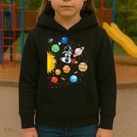 Solar System Planets Science Space Astronaut Universe Galaxy Kids Hoodie thumb 3