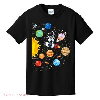 Solar System Planets Science Space Astronaut Universe Galaxy Kids T-Shirt