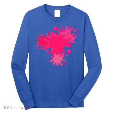 Slime Splash Pink Cool Diy Lover Gift Long Sleeve Shirt