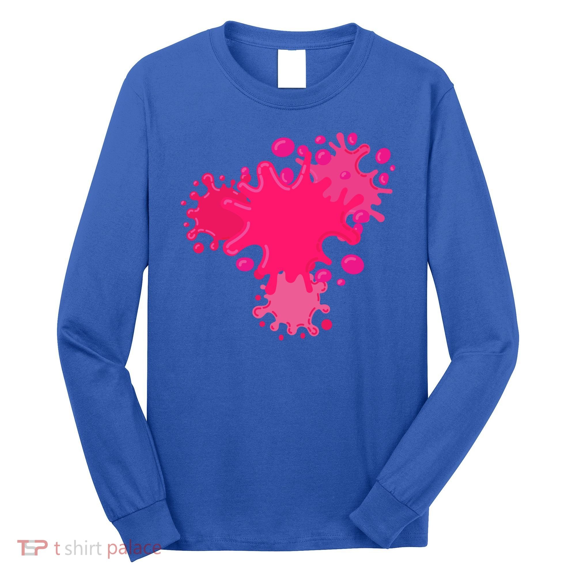 Slime Splash Pink Cool Diy Lover Gift Long Sleeve Shirt