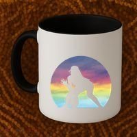 S Softball Player Silhouette Softball Lover Gift Coffee Mug thumb 2