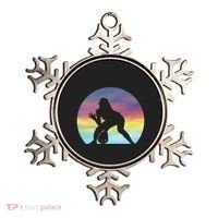 S Softball Player Silhouette Softball Lover Gift Ornament thumb 0