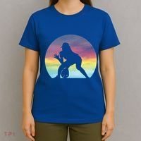 S Softball Player Silhouette Softball Lover Gift T-Shirt thumb 4