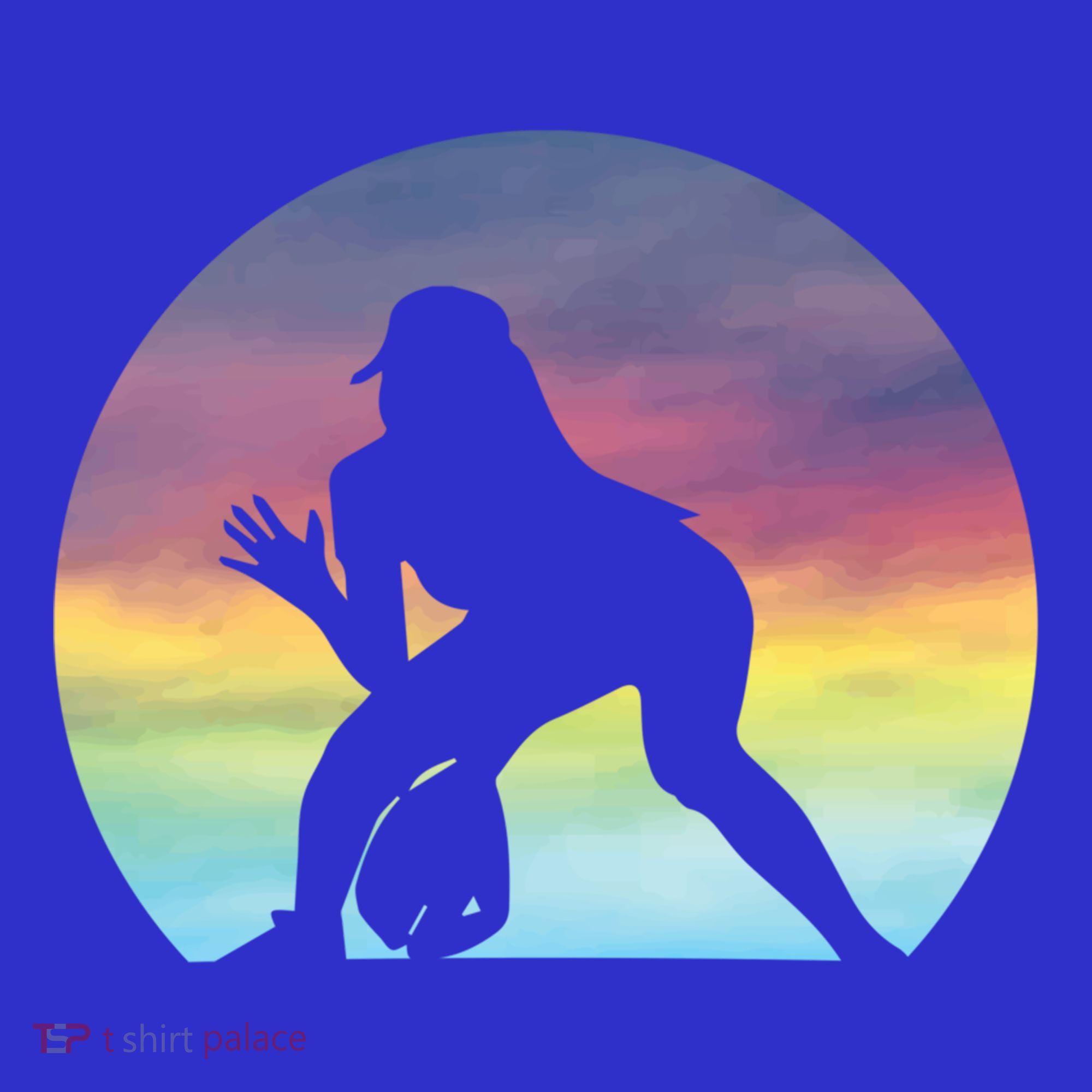S Softball Player Silhouette Softball Lover Gift Coaster