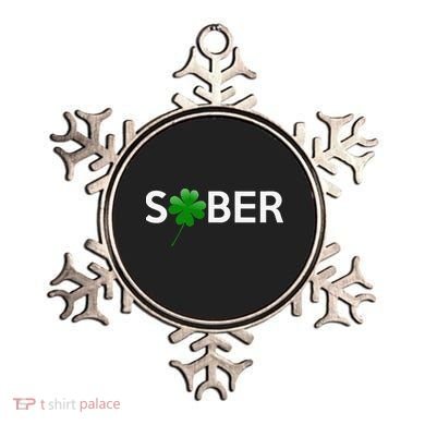 Sober Saint Patrick's Day Alcoholics AA NA Anonymous 12 Step Ornament