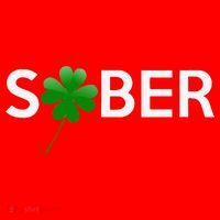 Sober Saint Patrick's Day Alcoholics AA NA Anonymous 12 Step Santa Hat thumb 1