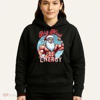 SantaS Swole Patrol Big Nick Energy Fun Christmas Hoodie thumb 5
