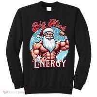 SantaS Swole Patrol Big Nick Energy Fun Christmas Sweatshirt thumb 0