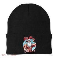 SantaS Swole Patrol Big Nick Energy Fun Christmas Beanie thumb 0