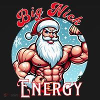 SantaS Swole Patrol Big Nick Energy Fun Christmas Mousepad thumb 1