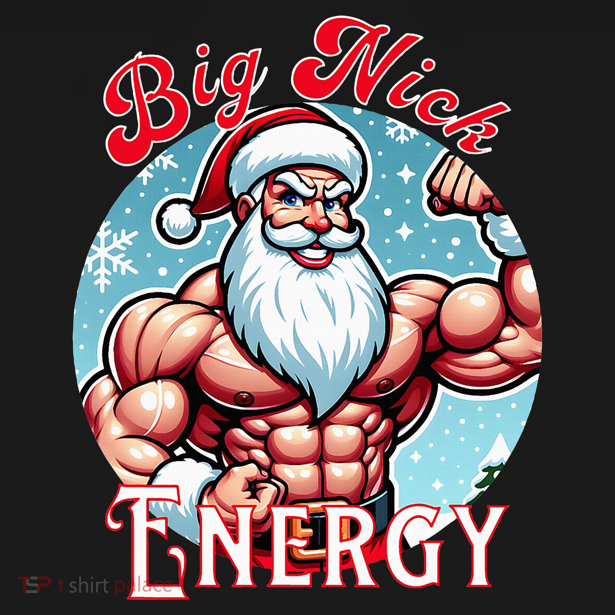 SantaS Swole Patrol Big Nick Energy Fun Christmas Women's Tank Top