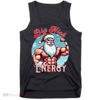 SantaS Swole Patrol Big Nick Energy Fun Christmas Tank Top thumb 0