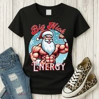 SantaS Swole Patrol Big Nick Energy Fun Christmas Women's T-Shirt thumb 3
