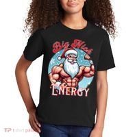 SantaS Swole Patrol Big Nick Energy Fun Christmas Kids T-Shirt thumb 2
