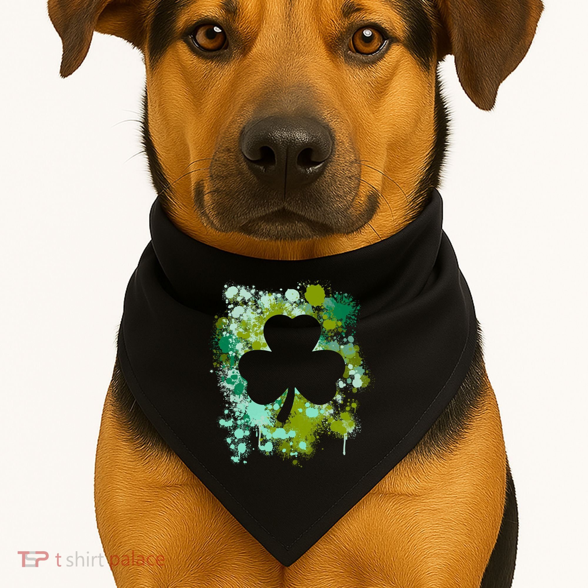 Shamrock | St Patricks Day USA-Made Doggie Bandana
