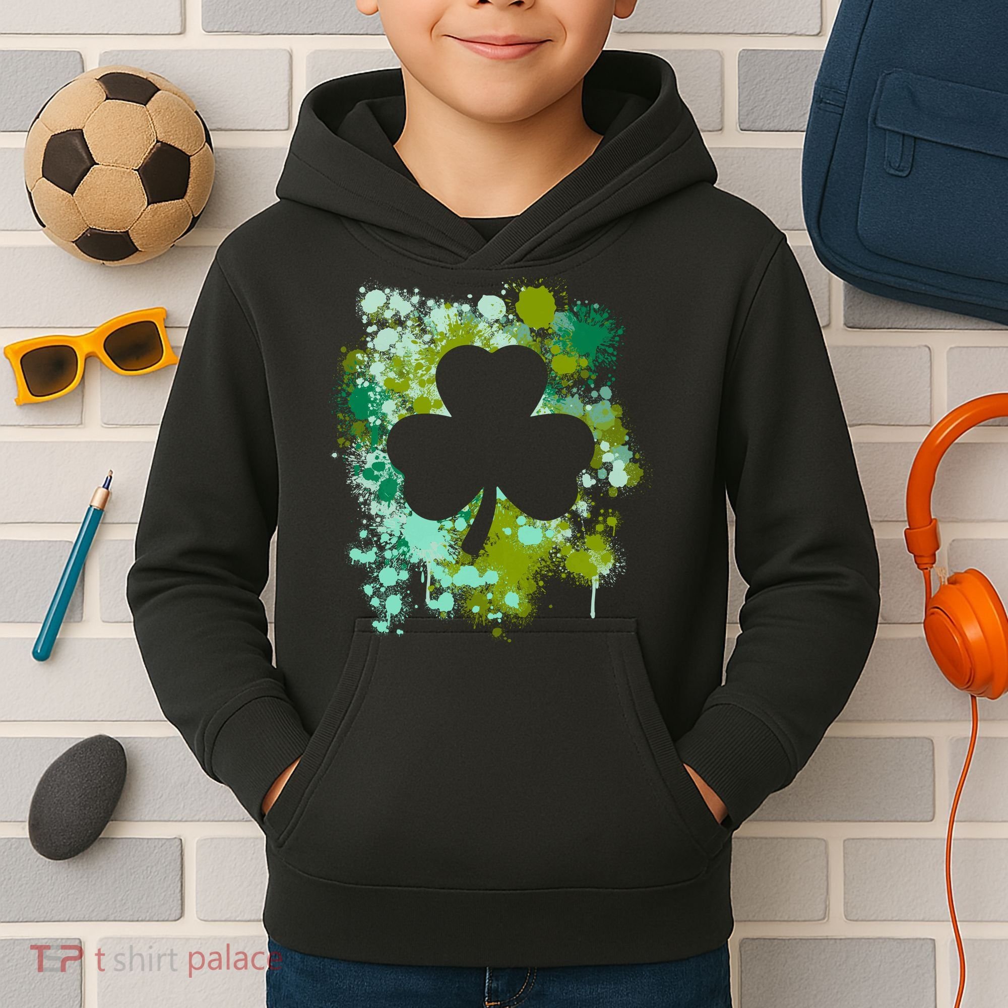Shamrock | St Patricks Day Kids Hoodie