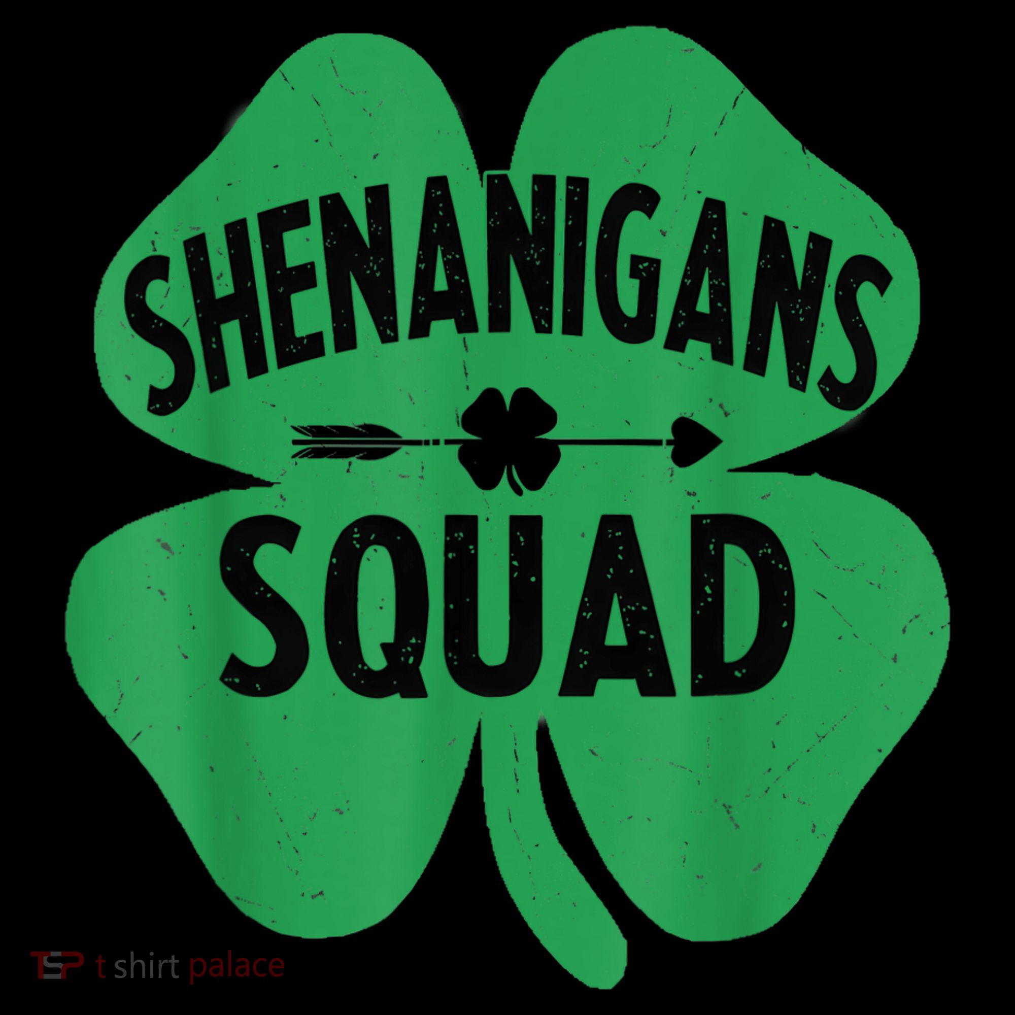Shenanigans Squad Proud Irish St Patricks Day Green Shamrock Hoodie