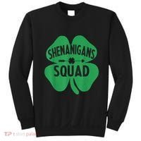 Shenanigans Squad Proud Irish St Patricks Day Green Shamrock Sweatshirt thumb 0