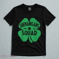 Shenanigans Squad Proud Irish St Patricks Day Green Shamrock T-Shirt thumb 5
