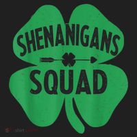 Shenanigans Squad Proud Irish St Patricks Day Green Shamrock Beanie thumb 2