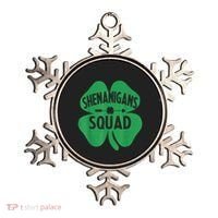 Shenanigans Squad Proud Irish St Patricks Day Green Shamrock Ornament thumb 0