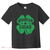 Shenanigans Squad Proud Irish St Patricks Day Green Shamrock Toddler T-Shirt thumb 0