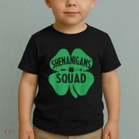 Shenanigans Squad Proud Irish St Patricks Day Green Shamrock Toddler T-Shirt thumb 2