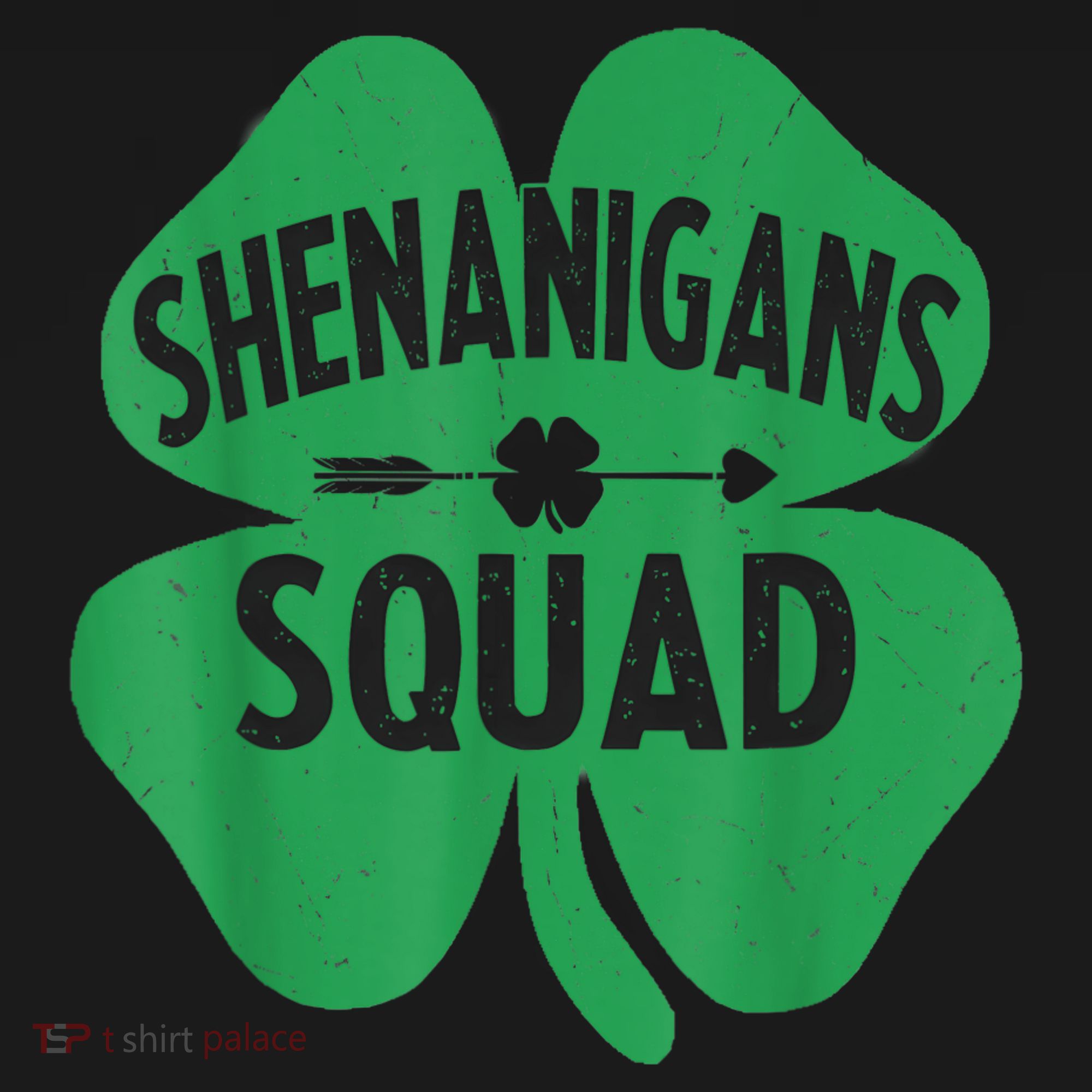 Shenanigans Squad Proud Irish St Patricks Day Green Shamrock Visor