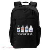 Sedation Squad Pharmacology Crna Icu Nurse Appreciation Gift Backpack thumb 0