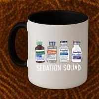 Sedation Squad Pharmacology Crna Icu Nurse Appreciation Gift Coffee Mug thumb 2