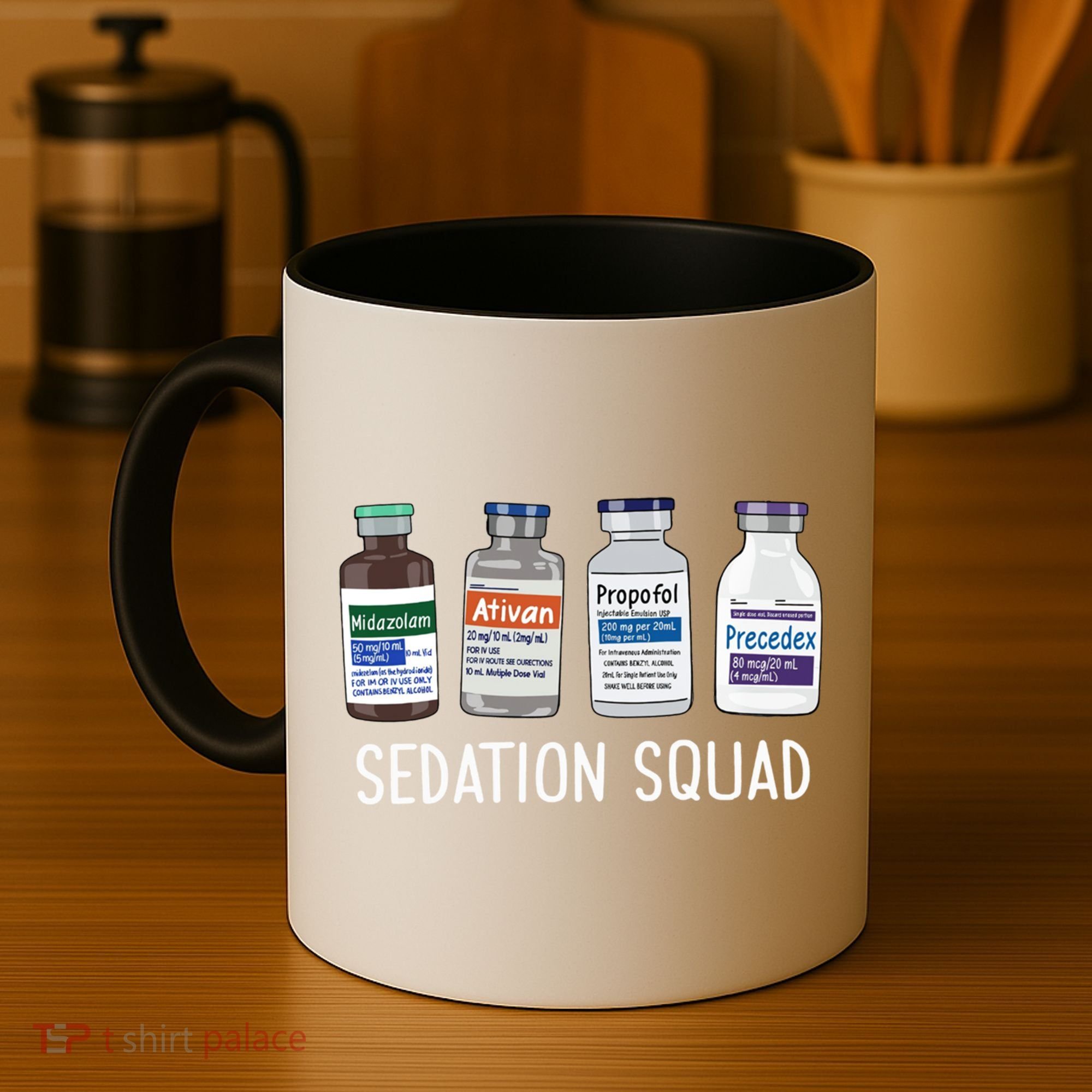 Sedation Squad Pharmacology Crna Icu Nurse Appreciation Gift Coffee Mug